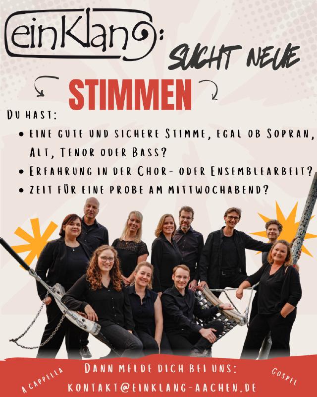 Stimmen gesucht